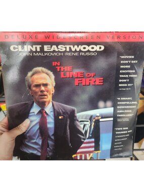In The Line Of Fire Laserdisc Clint Eastwood 1993